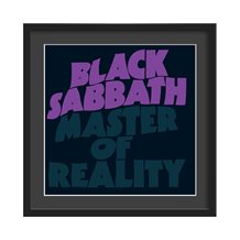 BLACK SABBATH FRAMED ALBUM WALL ART in Master of Reality Print
