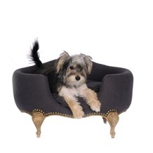 ANTOINETTE LUXURY DOG BED in Fusli Grey