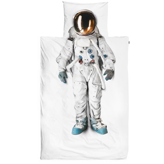 SNURK Childrens Astronaut Duvet Bedding Set