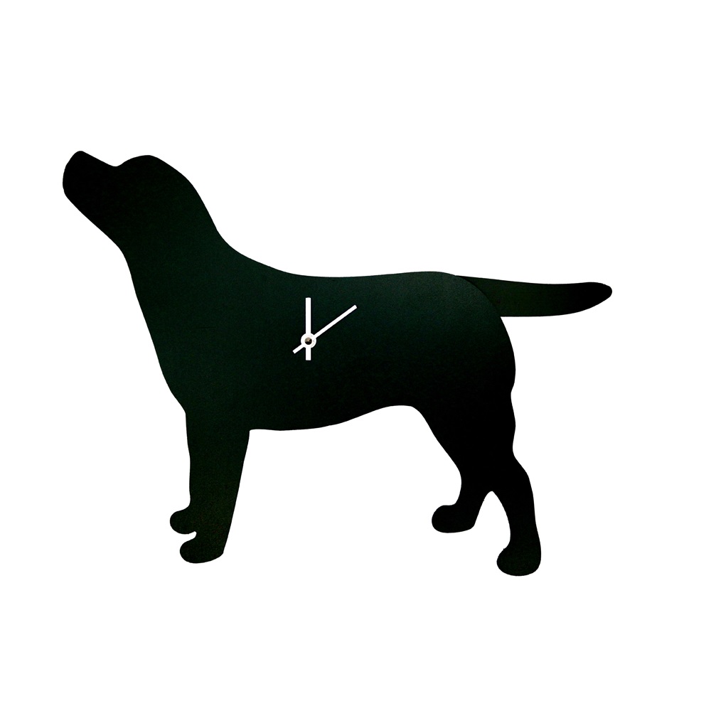 Dog Clock with Wagging Tail in Labrador - Dog Clocks | Cuckooland