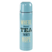 HOME FRONT FLASK Where Theres Tea Theres Hope