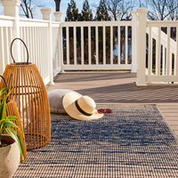 Product photograph of Fab Hab Brooklyn Outdoor Rug In Blue from Cuckooland