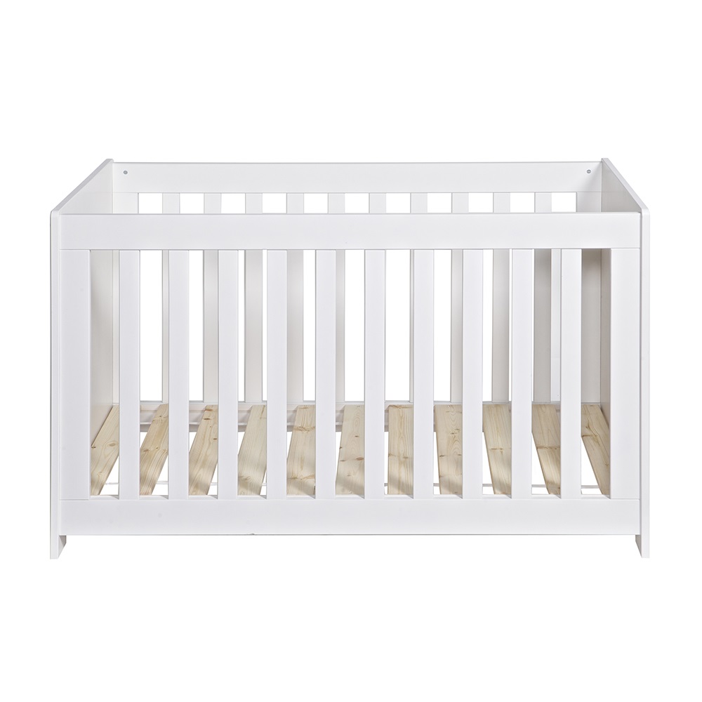 NEW LIFE BABY COT in Brushed White
