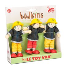 LE TOY VAN BUDKINS FIRE FIGHTERS Set of 3
