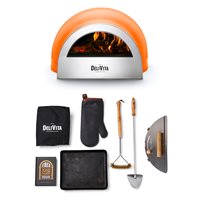 Product photograph of Delivita Outdoor Pizza Oven Wood Fired Collection - Chilli Red from Cuckooland