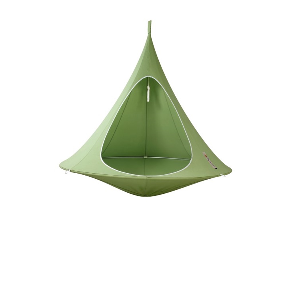 DOUBLE HANGING CACOON in Leaf Green