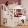 Lifetime Luxury Family Bunk Bed with Storage Steps in Whitewash
