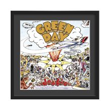 GREEN DAY FRAMED ALBUM WALL ART in Dookie Print