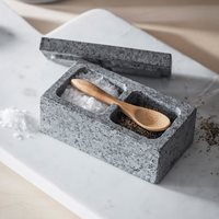 Product photograph of Garden Trading Granite Salt Pepper Pinch Pot from Cuckooland