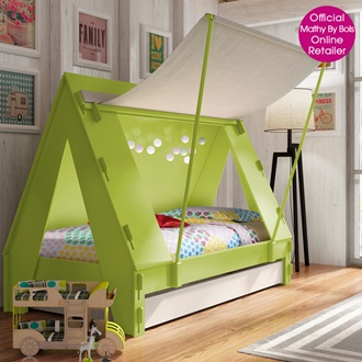KIDS TENT BEDROOM CABIN BED in Green