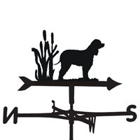 Product photograph of Weathervane In Irish Water Spaniel Design - Large Traditional from Cuckooland