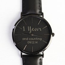 PERSONALISED 1 YEAR AND COUNTING WATCH by Lisa Angel