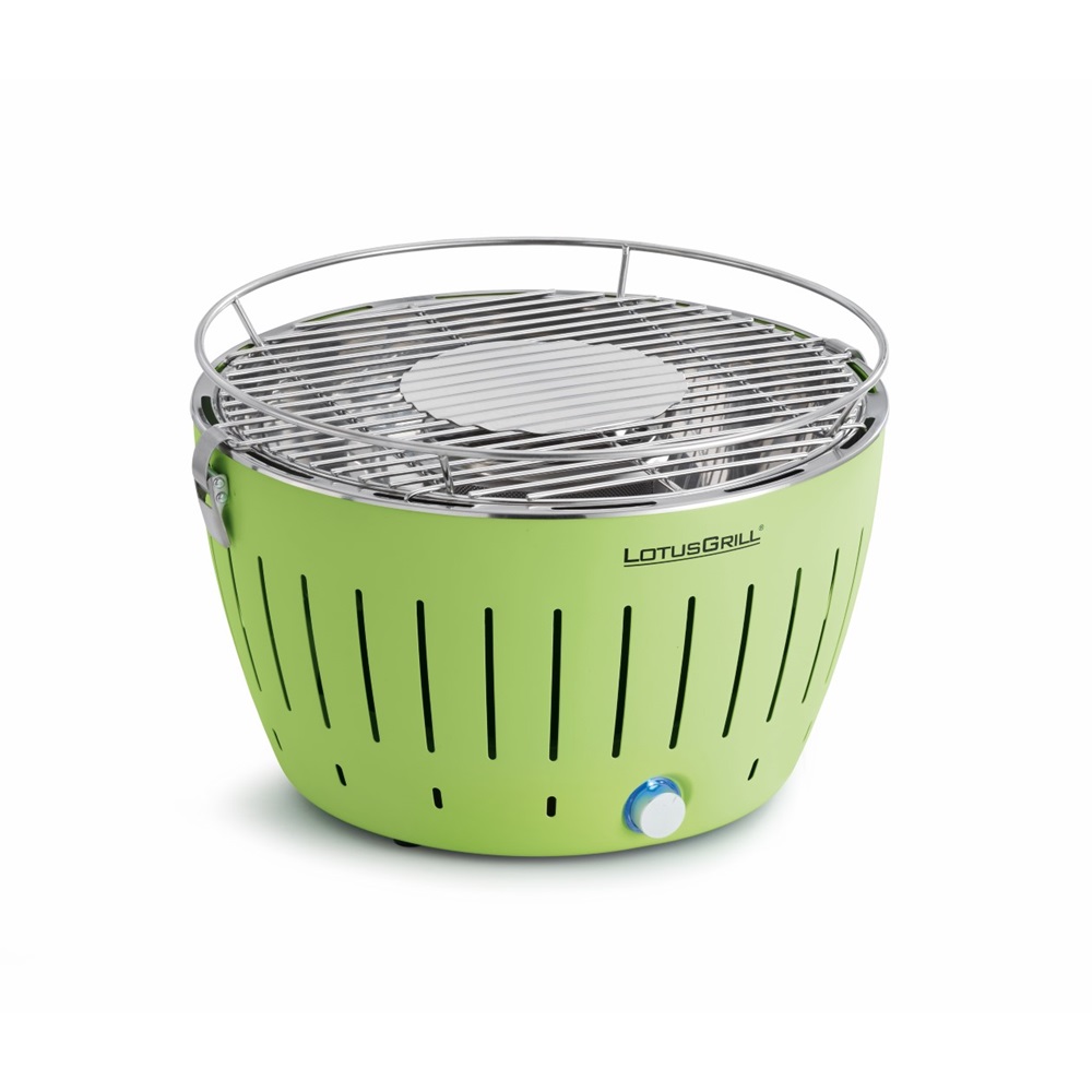 LOTUS GRILL BBQ in Green with Free Lighter Gel & Charcoal