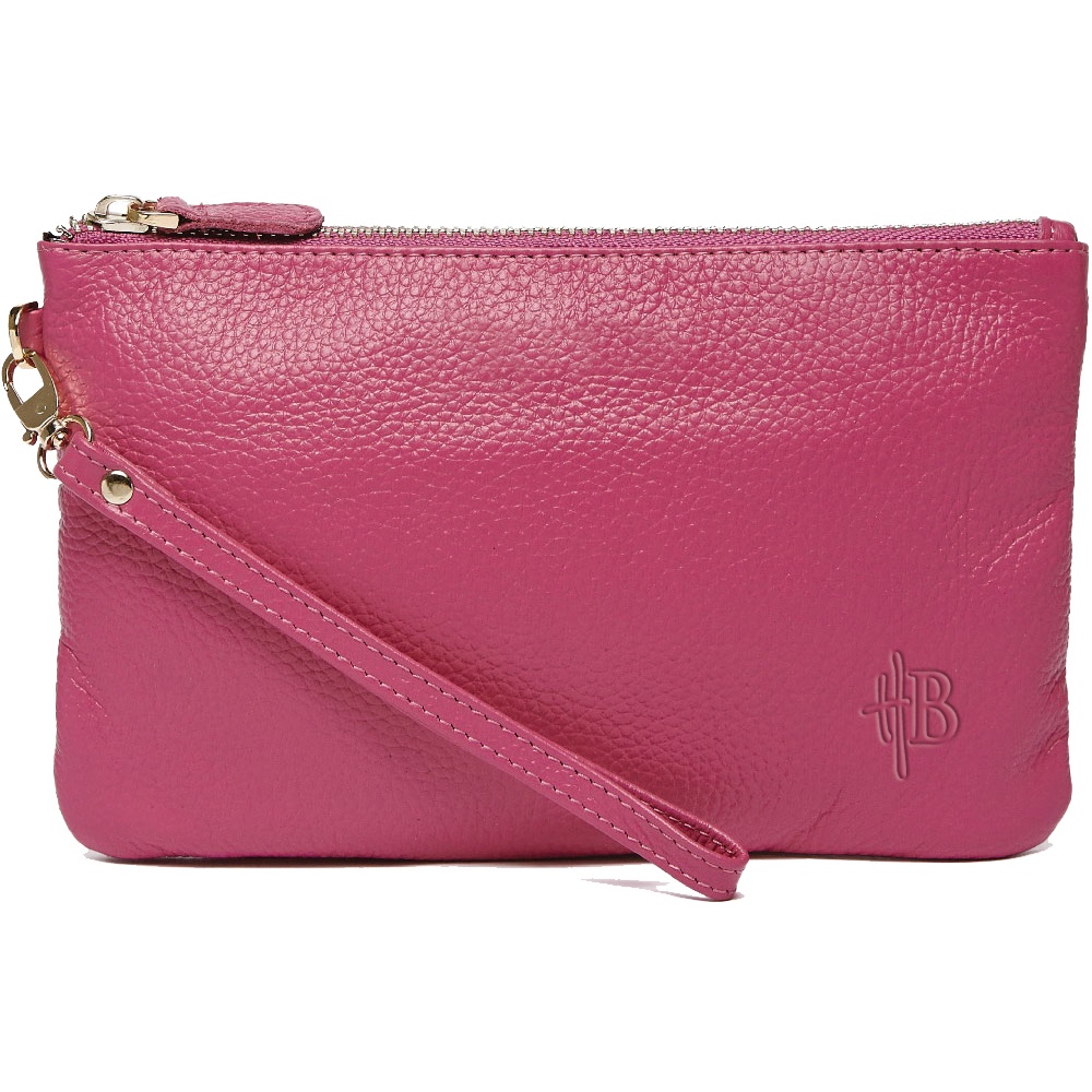 Mighty Purse in Poppy Pink Cow Leather