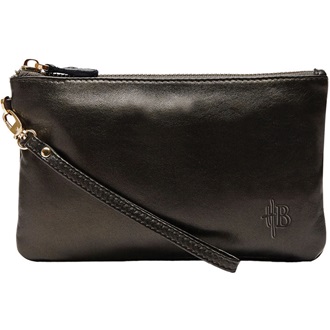  MIGHTY PURSE in Black Shimmer Cow Leather