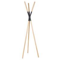 Product photograph of Zuiver Pinnacle Wooden Coat Stand In Grey from Cuckooland