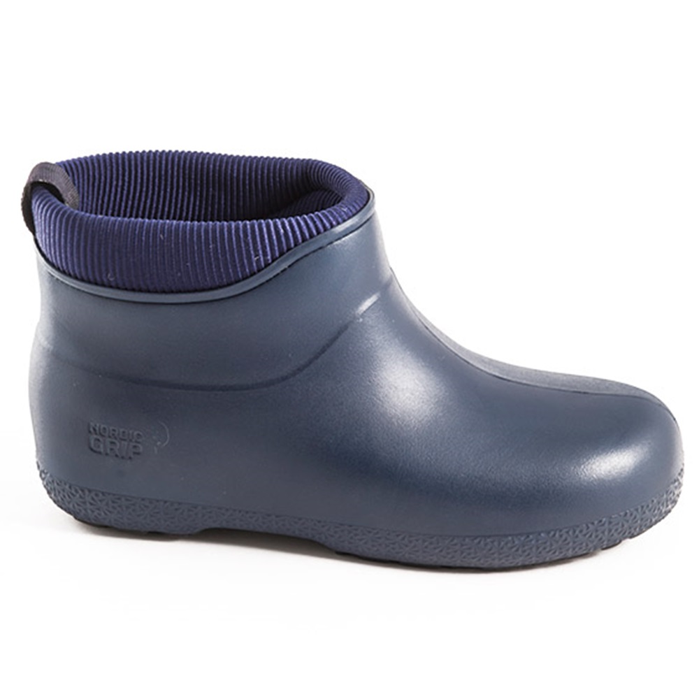 NORDIC GRIP Ankle Wellies in Navy
