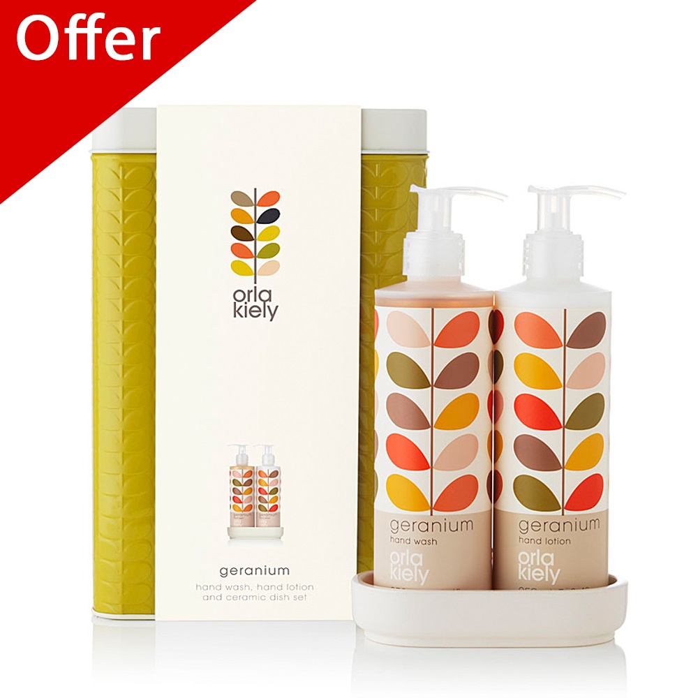 ORLA KIELY Geranium Hand Cream Set