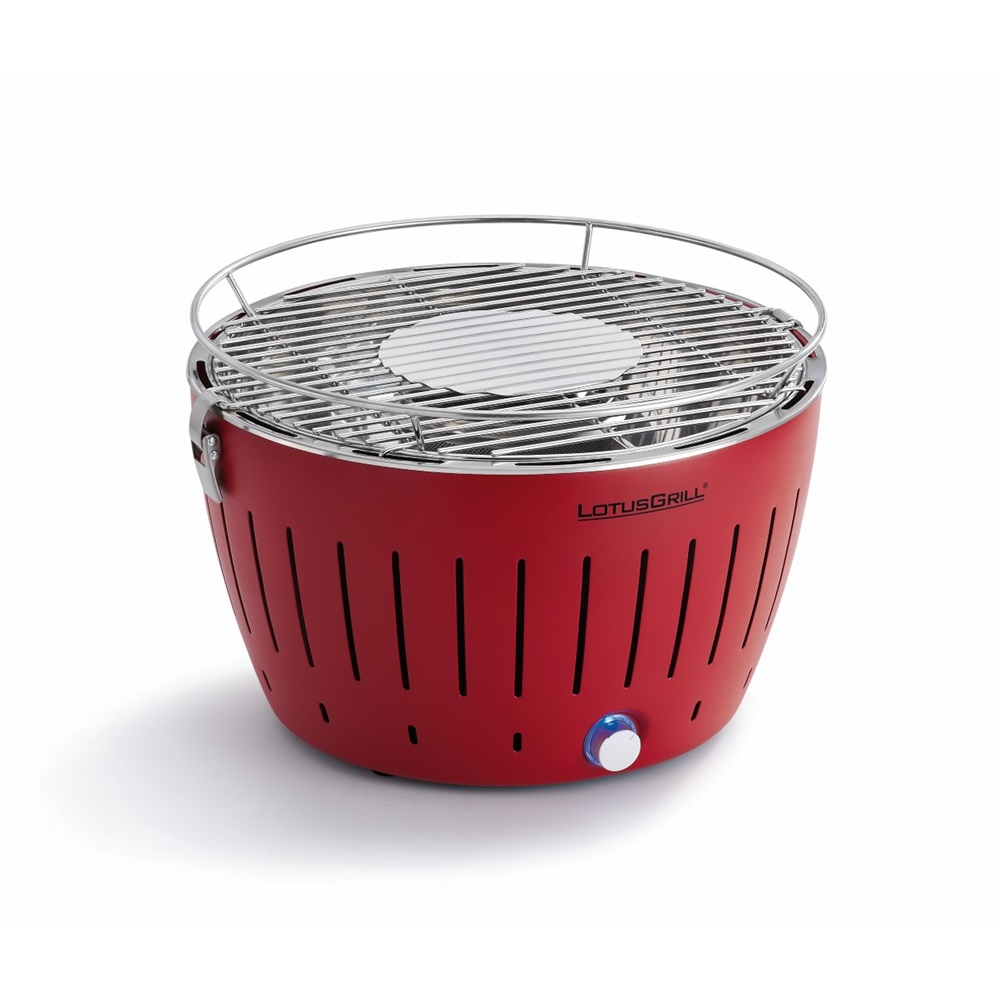  LOTUS GRILL BBQ in Red with Free Lighter Gel & Charcoal