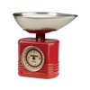 TYPHOON VINTAGE KITCHEN SCALES in Red