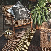 FAB HAB SEATTLE OUTDOOR RUG in Brown