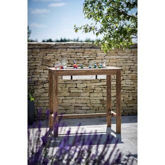 ST MAWES BAR TABLE in Reclaimed Teak with Drinks Cooler