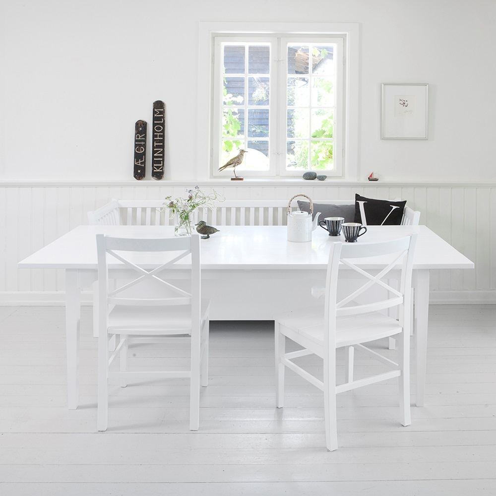 LARGE OFFICE & DINING TABLE in White