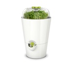 EMSA HERB POT WITH BELL JAR in White