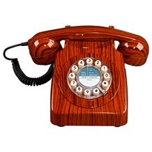 RETRO 746 TELEPHONE in Wood Effect