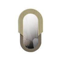 Product photograph of Woood Hailey Oval Mirror from Cuckooland