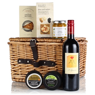 THE CHEESE AND WINE LUXURY GIFT HAMPER