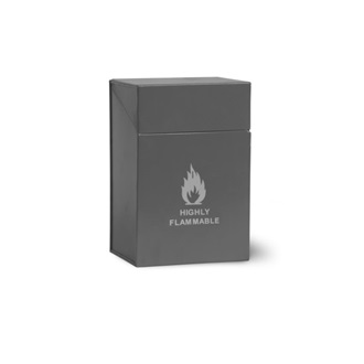 FIRELIGHTER METAL BOX in Charcoal
