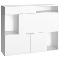 Vox 4 You Storage Cabinet with 2 Cupboards & Drawer in White
