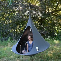 Double Hanging Cacoon in Anthracite