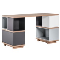 Vox Balance Modular Desk in White & Grey