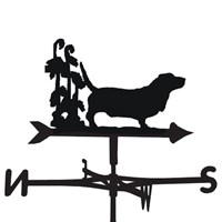 Weathervane in Basset Dog Design 