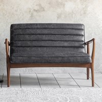 Safir 2 Seater Leather Sofa  