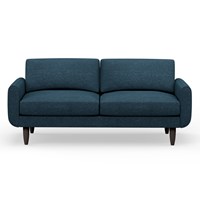 Hutch Rise Textured Weave 3 Seater Sofa with Round Arms 