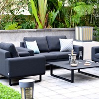 Maze Rattan Ethos 2 Seat Sofa Set with Coffee Table and Free Winter Cover 