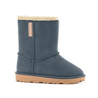 Waterproof Children's Snug Winter Boots in Navy - UK 1.5 