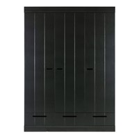 Connect Contemporary 3 Door Wardrobe with Storage by Woood 