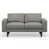 Hutch Rise Textured Weave 2 Seater Sofa with Block Arms 