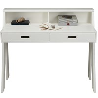Max Contemporary Desk in White Pine by Woood