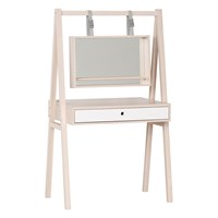 Vox Spot Dressing Table with Mirror in Acacia & White