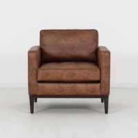 Swyft Armchair in a Box Model 02 Faux Leather Armchair
