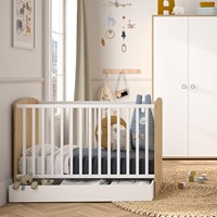 Galipette Arthur Baby Cot with Optional Cot Drawer