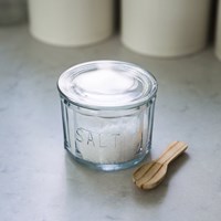 Garden Trading Glass Salt Pot