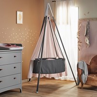 Leander  Hanging Baby Cradle with Hook & Mattress 