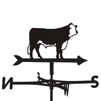 Weathervane in Hereford Cow Design 