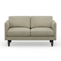 Hutch Rise Textured Weave 2 Seater Sofa with Curve Arms 